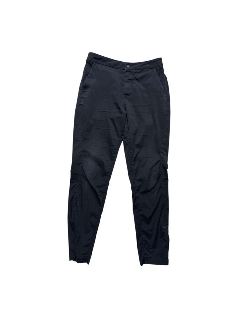 Lululemon Black Athletic Jogger Pants Zip Ankle Running Training Women’s Size 32